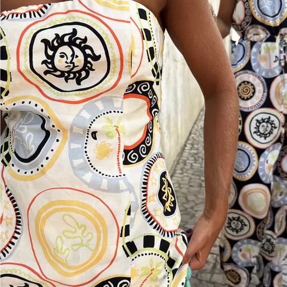 NEVER FULLY DRESSED CREAM MOSAIC PLATE SOL BANDEAU TOP - BNWT - US16 - Picture 9 of 12